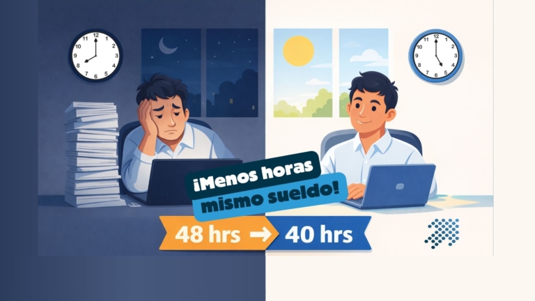 Menos horas, mismo sueldo en México