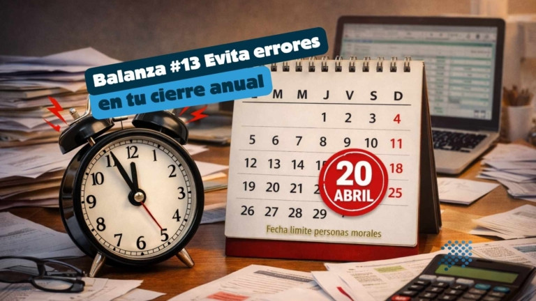 Balanza de comprobación #13: guía y fecha