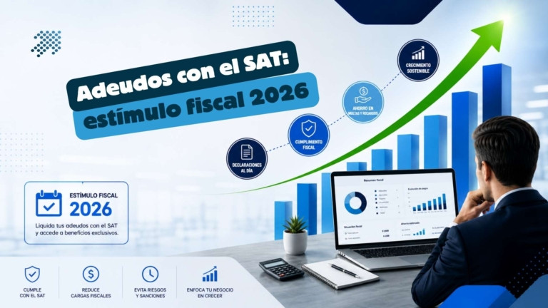 Adeudos con el SAT: estímulo fiscal 2026