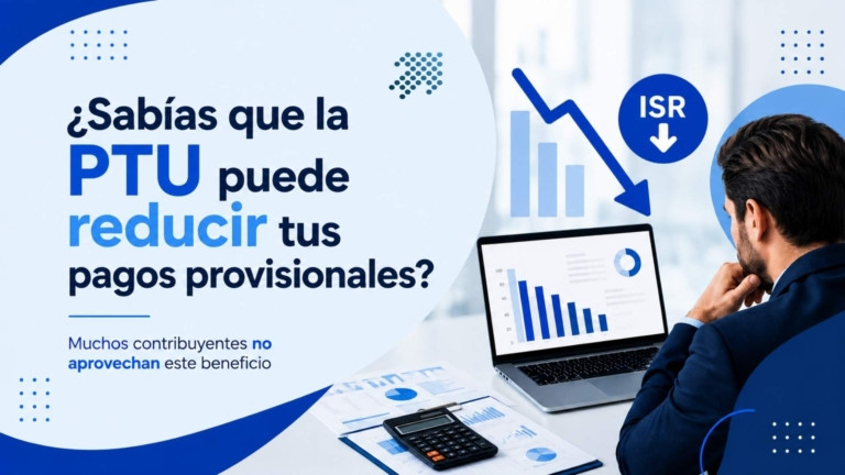 ¿Pagaste PTU? Reduce ISR en pagos provisionales