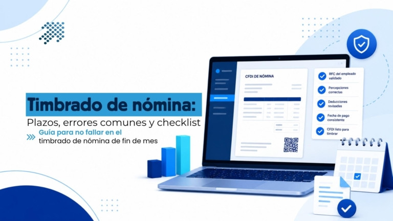 Timbrado de nómina: errores y checklist