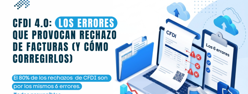 Los 6 errores que provocan rechazo de facturas