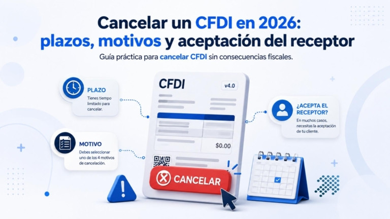 Cancelar un CFDI en 2026