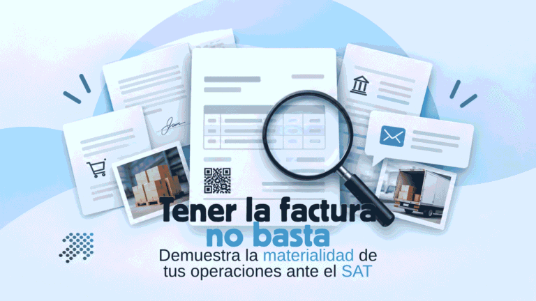 Materialidad de operaciones